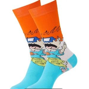 Rugrats Nickelodeon Custom Cartoon Crew Socks One Size Unisex